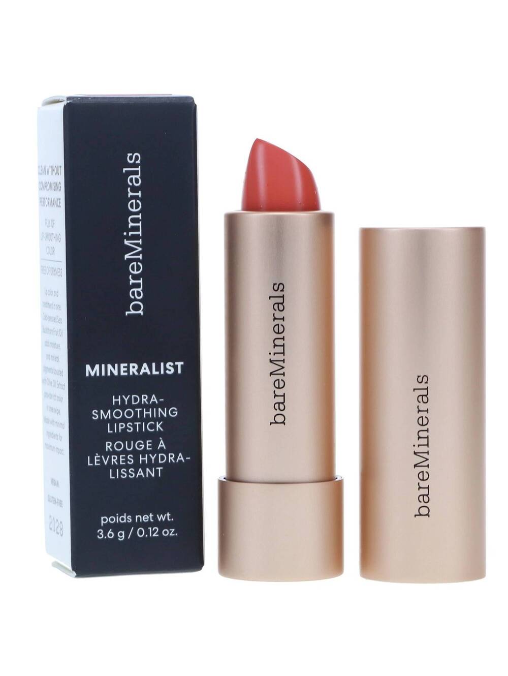 bareMinerals Mineralist Hydra-Smoothing Lipstick Insight 0.12oz / 3.4g